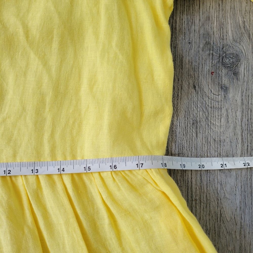 JCrew Long-sleeve tiered dress in linen - Picture 13 of 15